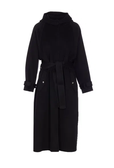 Pinko Cartoccio Coat In Black