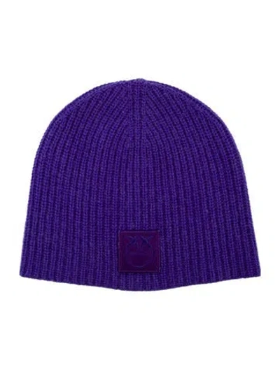 Pre-owned Pinko Cashmere Hat In Purple