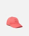 Pinko Cap With Logo Embroidery In Sunny Coral