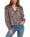Pinko Cassia Blouse In Grey