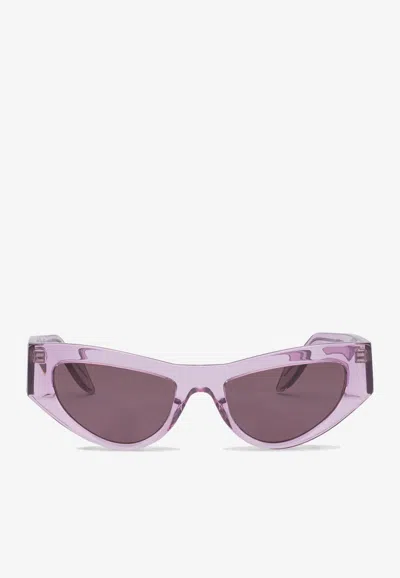 Pinko Cassiopea Cat-eye Sunglasses In Purple