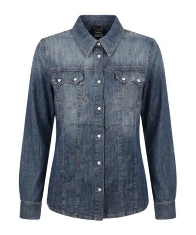 Pinko Casteldoria Shirt In Blue