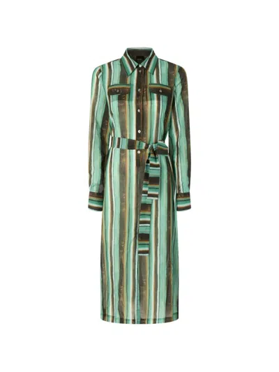 Pinko `castignano` Dress In Green