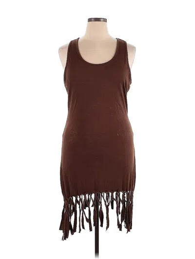 Pre-owned Pinko Casual Dress In Brown