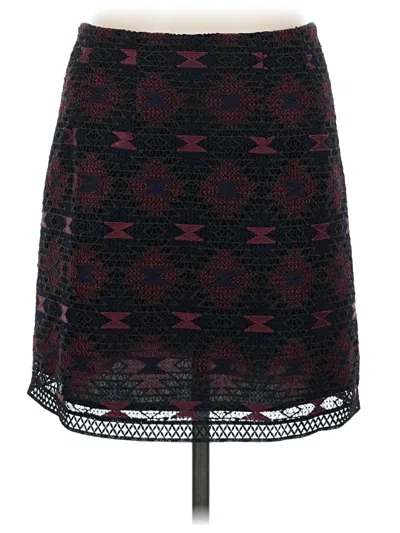 Pre-owned Pinko Casual Skirt In Burgundy