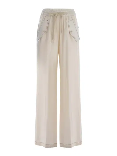 Pinko Casual Trousers In Beige