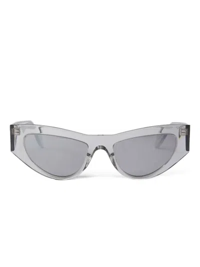 Pinko Cat-eye Acetate Sunglasses In Gray