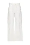 Pinko Caty Cargo Pants In White