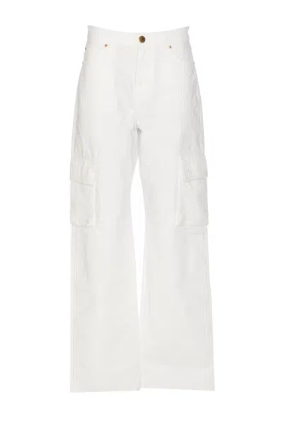 Pinko Caty Cargo Pants In White
