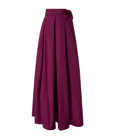 Pinko Cavallina Gonna Taffeta In Red