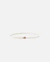 Pinko 1-cm Belt With Love Birds Buckle In White