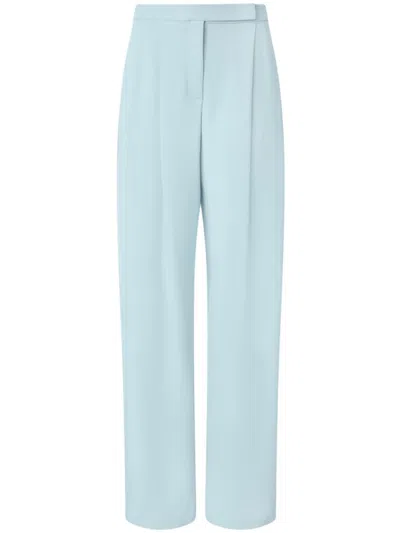 PINKO PINKO CELESTE TROUSERS WITH HIGH WAIST AND WIDE LEGS