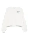 Pinko Ceresolelogo Sweatshirt In White