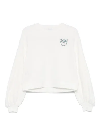 Pinko Ceresolelogo Sweatshirt In White