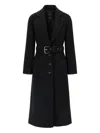 Pinko Cerfoglio Coat In Black
