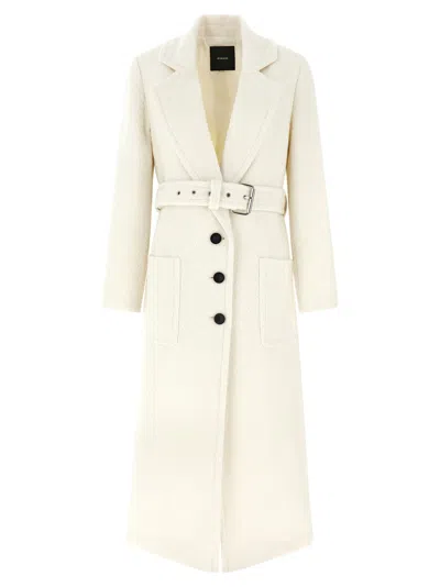 Pinko Cerfoglio Coat In White