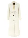 Pinko 'cerfoglio' Coat In Neutral