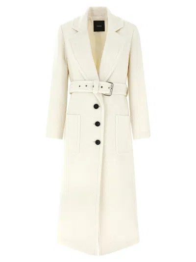 Pinko 'cerfoglio' Coat In Neutral