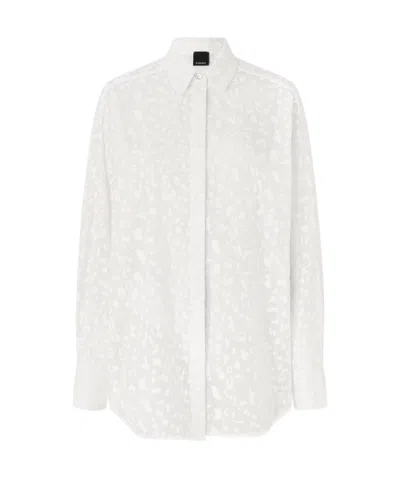 PINKO ABSTRACT-PRINT SHIRT