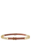 Pinko Chain Insert Belt Belts Brown In Brown