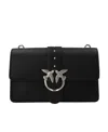 Pinko Love Birds Shoulder Bag In Black