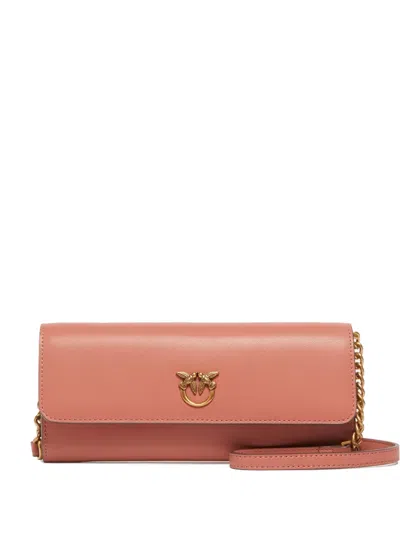 Pinko Chain-strap Leather Wallet