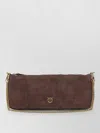 Pinko Chain Strap Lightweight Rectangular Clutch Bag In Brown