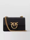 Pinko Chain Strap Metal Hardware Shoulder Bag In Black