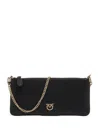 Pinko Chain-strap Shoulder Bag In Black