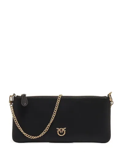 Pinko Chain-strap Shoulder Bag In Black