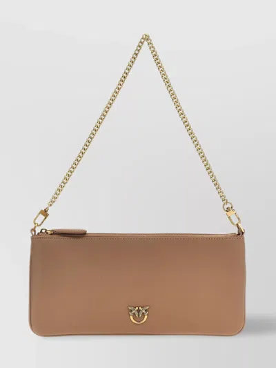 Pinko Chain Strap Smooth Finish Shoulder Bag