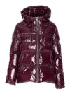 Pinko Eleodoro Down Jacket In Burgundy