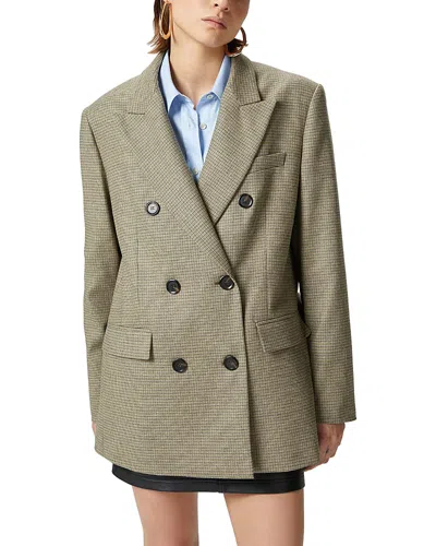 PINKO CHECK DOUBLE BREASTED BLAZER