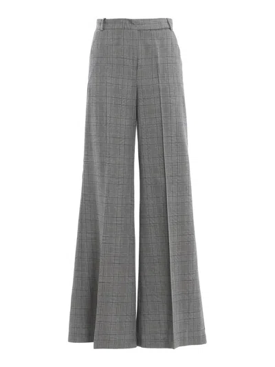Pinko Checked Pleated Trousers In Multi