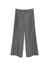 Pinko Check-pattern Trousers In Gray