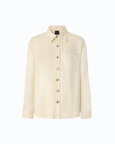 Pinko - Chemise En Sergé Peau De Pêche - 36 In Neutral