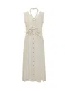 Pinko Chemisier Dress In Beige