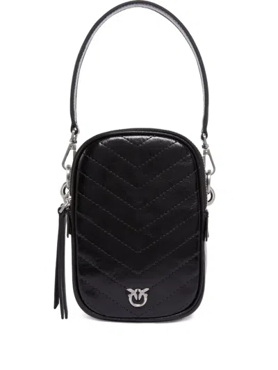 Pinko Mini-tasche Mit Chevron-steppung In Black
