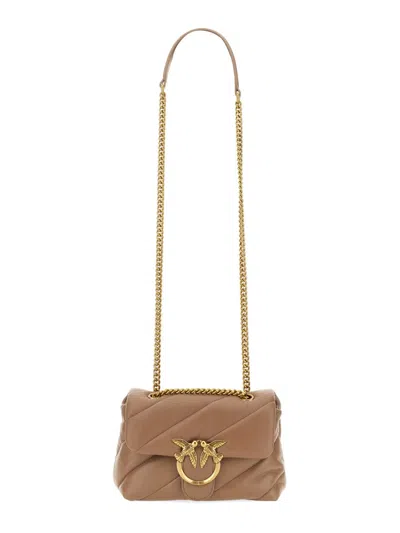 Pinko Chic And Versatile Carryall Bag In Grey