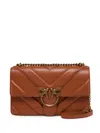 Pinko Quilted Chevron Bag With Bird Clasp
