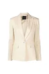 Pinko Tailored Jackets Featuring Back Vent In White