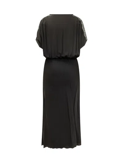 Pinko Chic Mini Suit In Twill Fabric In Nero Limousine