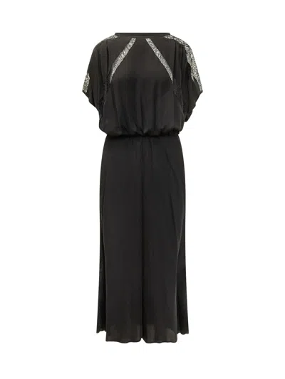Pinko Chic Mini Suit In Twill Fabric In Black