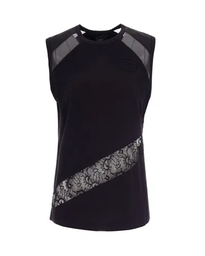 Pinko Chic Mini Sweater In Nero Limousine