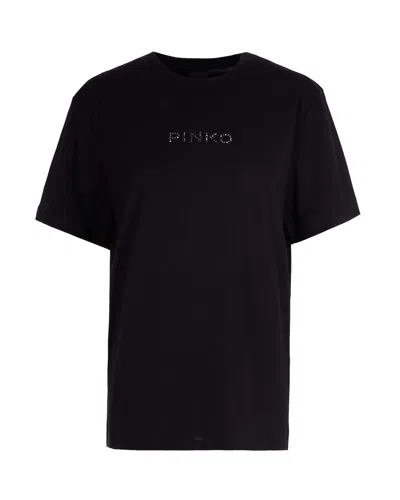 Pinko Chic Women's Mini T-shirt In Black