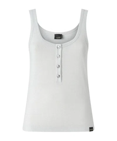 PINKO PINKO KNITTED LUREX TANK TOP