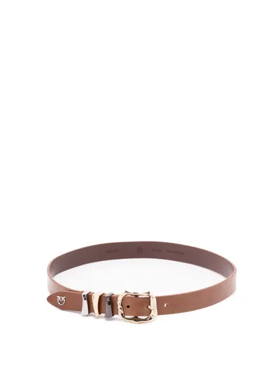 Pinko Chunky Belt In Brown