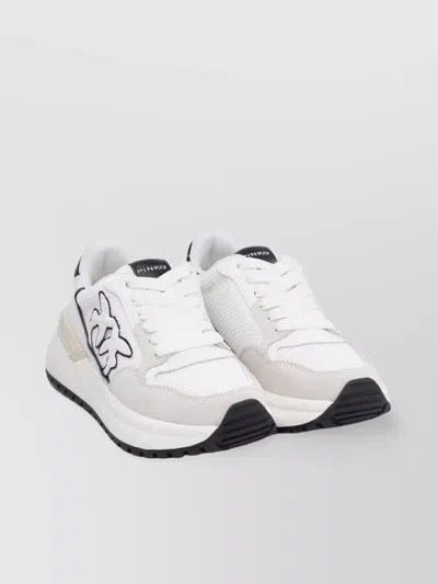 Pinko Chunky Sole Mesh Panels Slip-on Sneakers