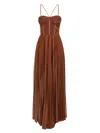 Pinko Plissé Maxi Dress