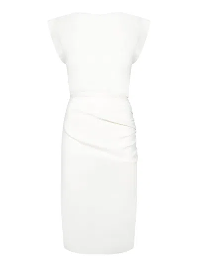 PINKO CIELO BUTTONED SLEEVELESS DRESS
